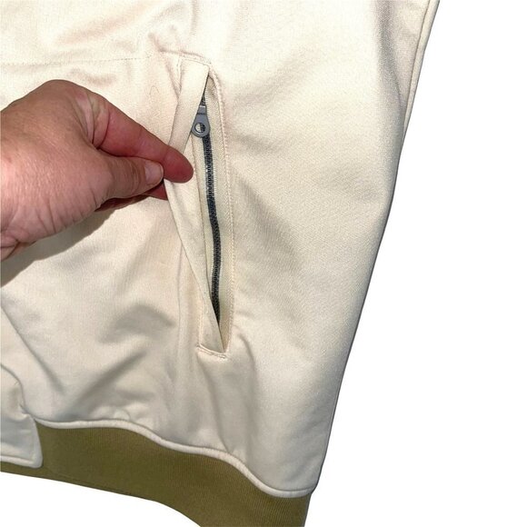 Marithe Francois Girbaud Jacket Mens Size XL Zip Up Spell Out Short Sleeve - Picture 10 of 12